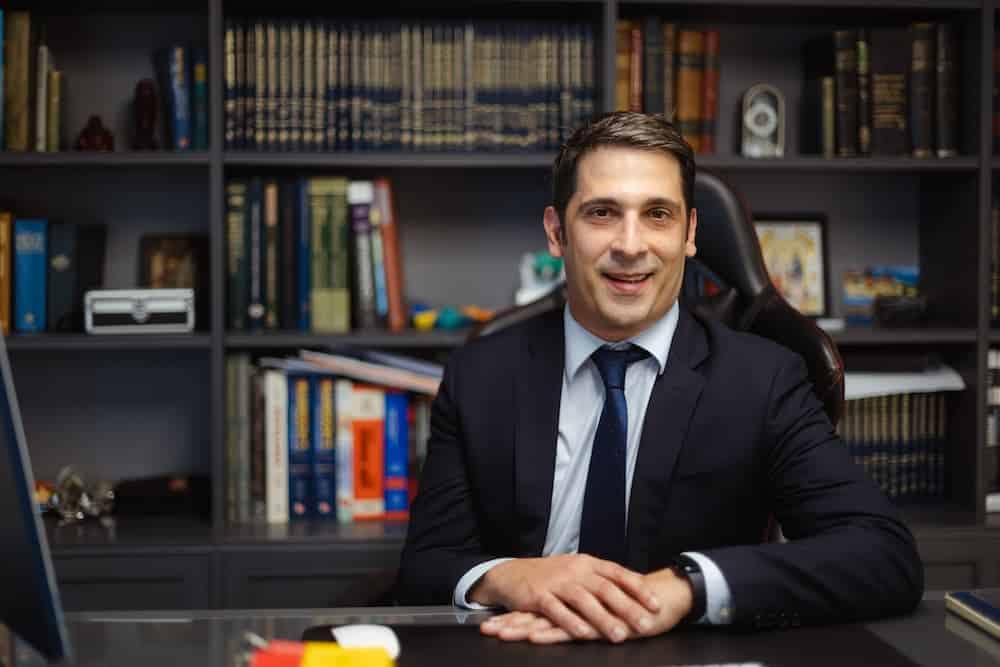 Dr. Georgios Panagopoulos in the office