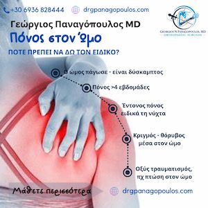Πόνος στον ώμο