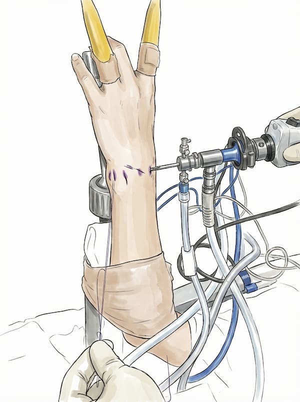 Ρήξη TFCC - αρθροσκόπηση καρπού